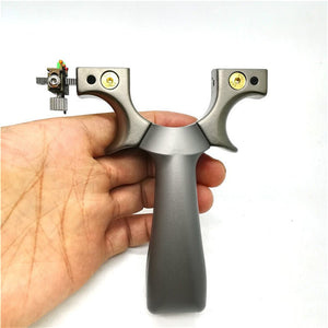 Titanium Alloy Thunder Slingshot One-piece Fast Compression Free Tie 20 Support Head CNC Engraving Recurve Handle Slingshot - INDIAN SLINGSHOT