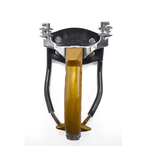 White Smoke Traditional Folding Slingshot Professional Metal slingshot Outdoor Hunting Slingshot