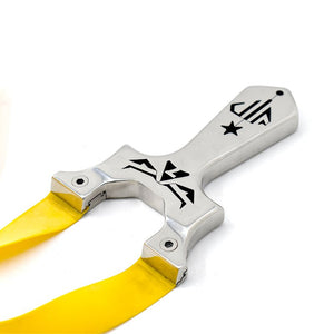 Light Gray Factory Hot Sale Slingshot Hunting Stainless Steel Sling shot Good quality