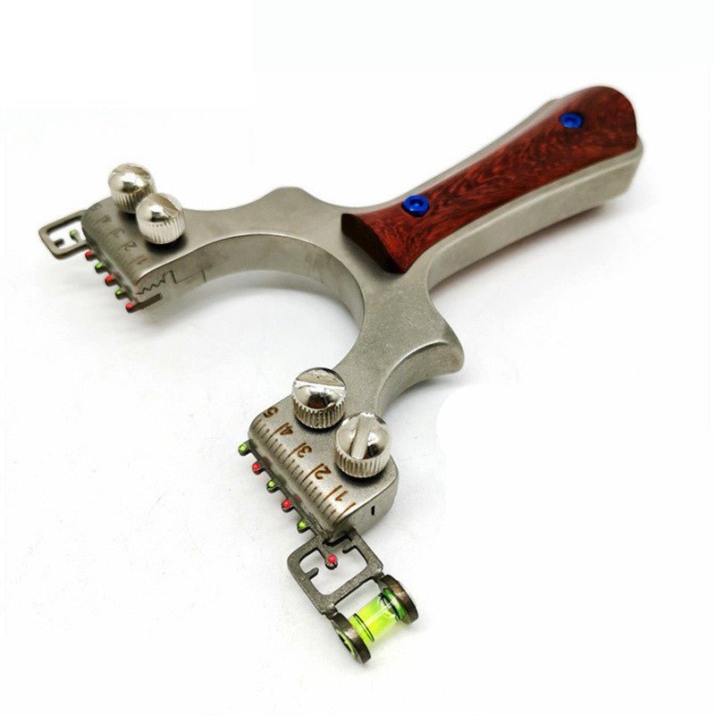 Which Power Stainless Steel Flat Skin Wood Slingshot Outdoor Fast Extrusion Slingshot Powerful Catapult Precision Shooting - INDIAN SLINGSHOT