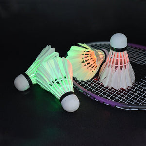 Dark Gray Wholesale colorful LED luminous nylon badminton for game training INDIAN SLINGSHOT