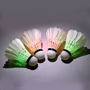 Dim Gray Wholesale colorful LED luminous nylon badminton for game training INDIAN SLINGSHOT