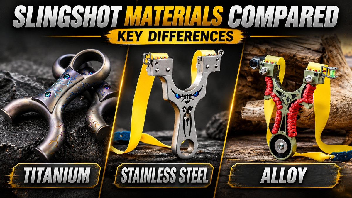 Titanium vs Stainless Steel vs Alloy Slingshots