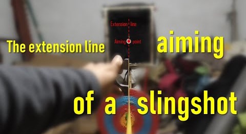 how to aim slingshot