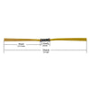 Goldenrod Marksman® 1.5MM Powerful Fast Rebound 24CM Slingshot Replacement Flat Rubber Band Natural Latex Catapult Gulel Rubber Bands INDIAN SLINGSHOT