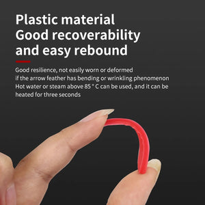 Dark Slate Gray SPG 1.75 Inch Arrow Vanes – Plastic Parabolic Fletching SPG