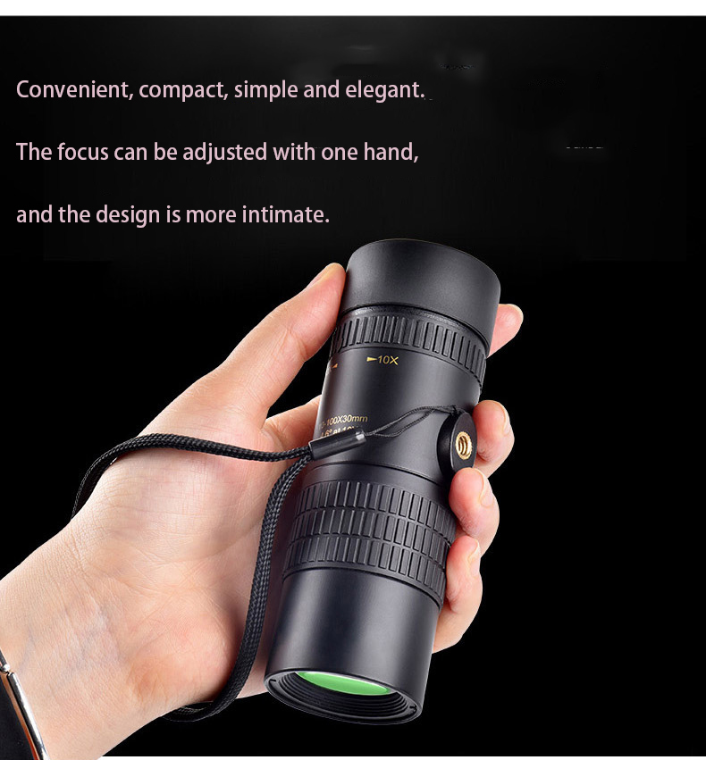 Tan 10-30x25 Infinite Zoom HD Outdoor Scope MARKSMAN