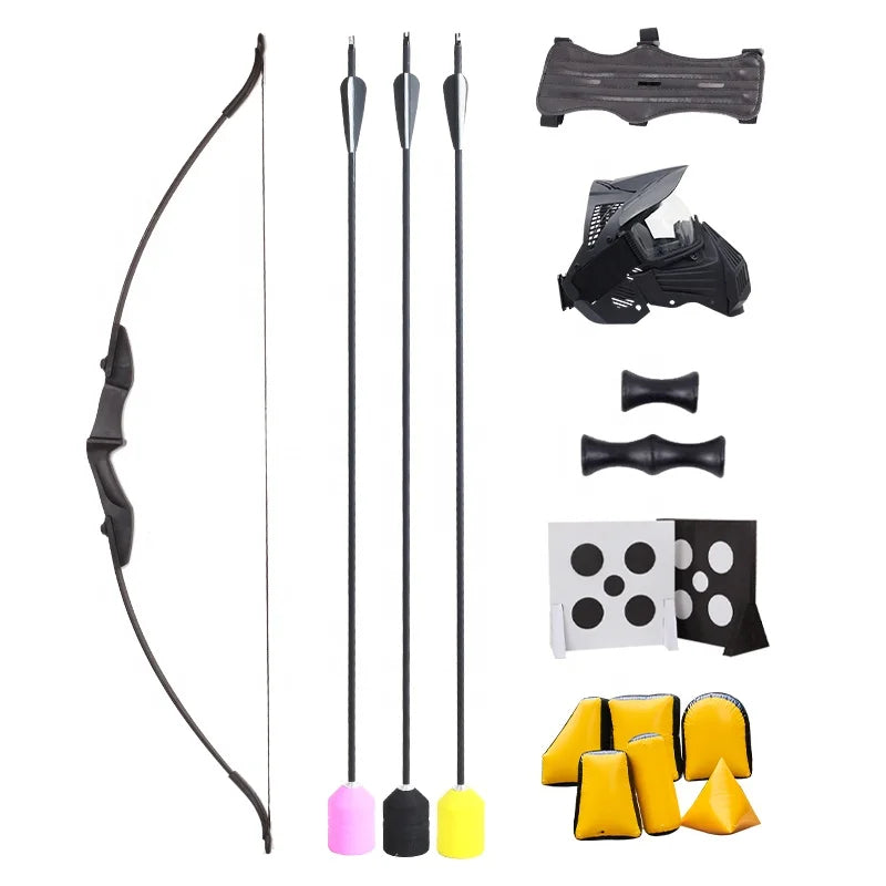 Light Gray SPG 10-Man Attack & Defense Archery Set | Combat Tag Kit SPG