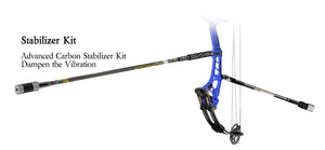 Dark Slate Gray Sanlida® Hero 10 II Target Full Module Compound Bow Kit - Dark Blue Edition SANLIDA