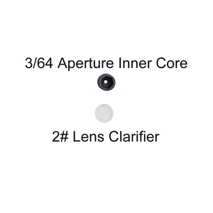 White Smoke SPG Archery Peep Sight Clarifier Lens Kit for Compound Bow SPG