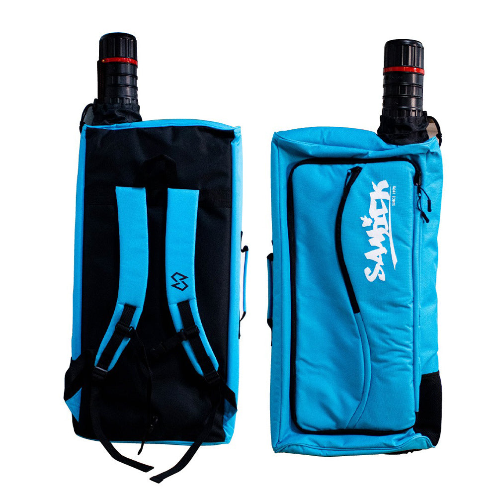 White Smoke SAMICK Archery Backpack Accessories – Polyester Equipment Backpack with Arrow & Stabilizer Case SAMICK