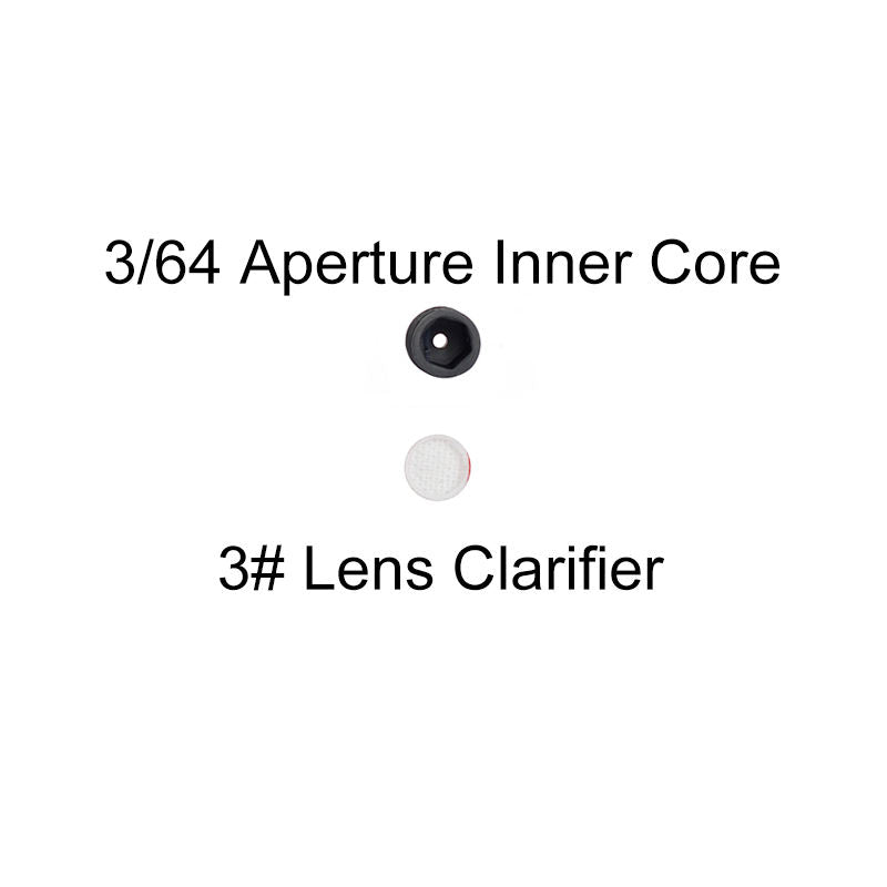 White Smoke SPG Archery Peep Sight Clarifier Lens Kit for Compound Bow SPG