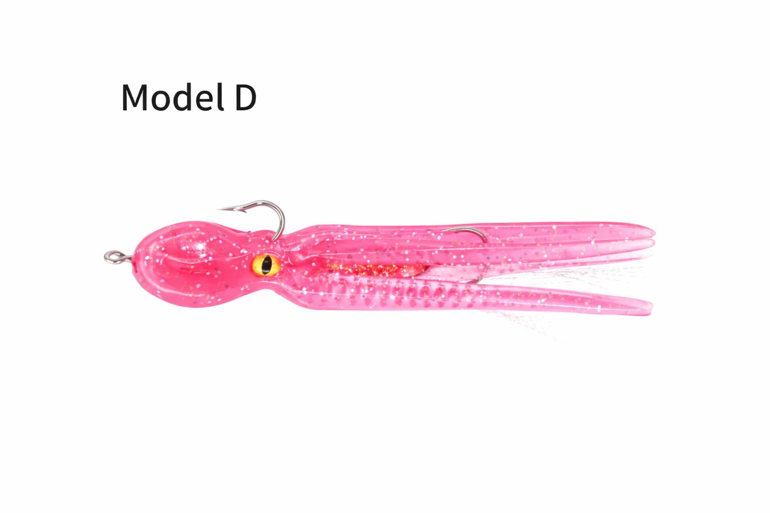 11cm 22g Luminous Octopus Soft Fishing Lure with Double Hooks