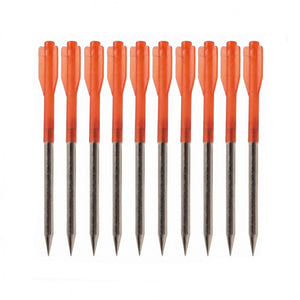 White Smoke 11cm Red Aluminum Alloy Arrow Bolt Set (10 PCS) with Plastic Fletching and Steel Tip Accessories INDIAN SLINGSHOT