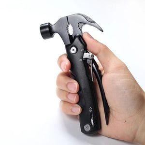 White Smoke 12-in-1 Multifunctional Hammer | Outdoor Camping Tool MARKSMAN