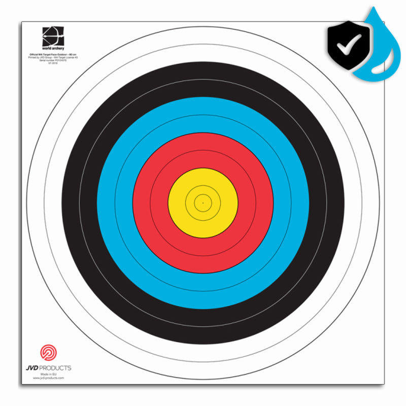 White Smoke JVD Target Face FITA Waterproof 122 cm JVD