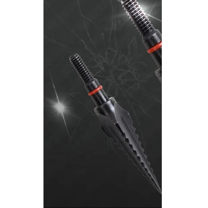 Dark Slate Gray SPG SP-HA609 125 Grain Carbon Steel Arrow Tips | Replaceable Broadhead SPG