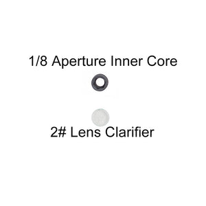White Smoke SPG Archery Peep Sight Clarifier Lens Kit for Compound Bow SPG