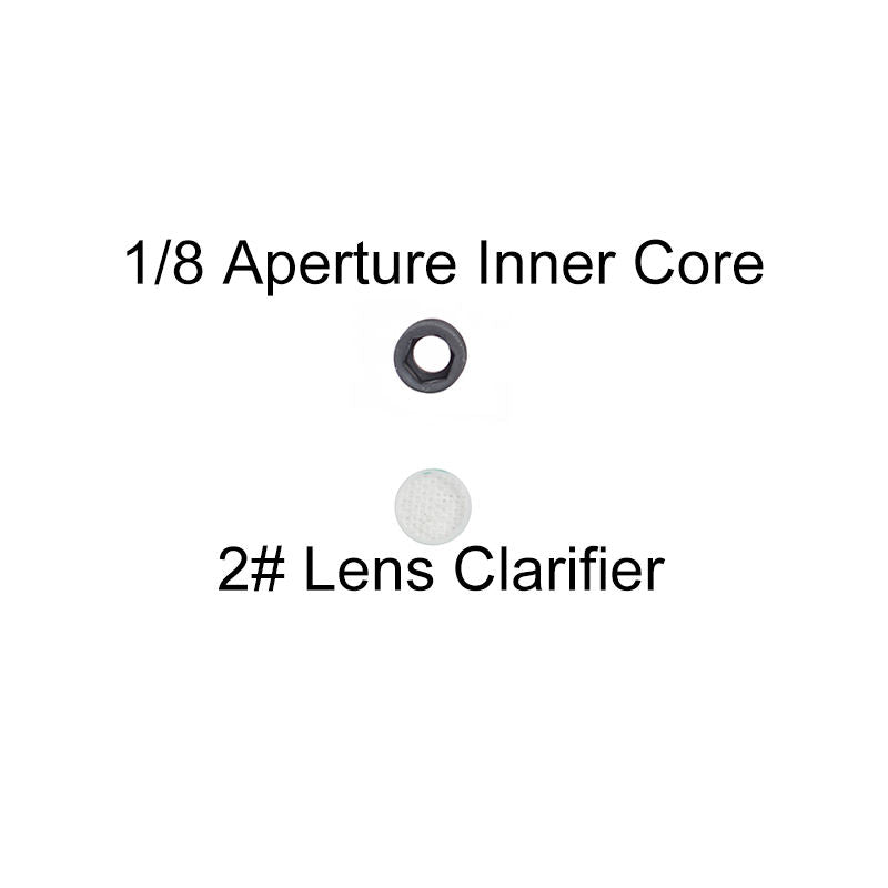 White Smoke SPG Archery Peep Sight Clarifier Lens Kit for Compound Bow SPG