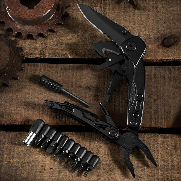 Dark Slate Gray 13 in 1 Stainless Steel Multifunction Pliers Tool MARKSMAN