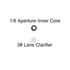 White Smoke SPG Archery Peep Sight Clarifier Lens Kit for Compound Bow SPG