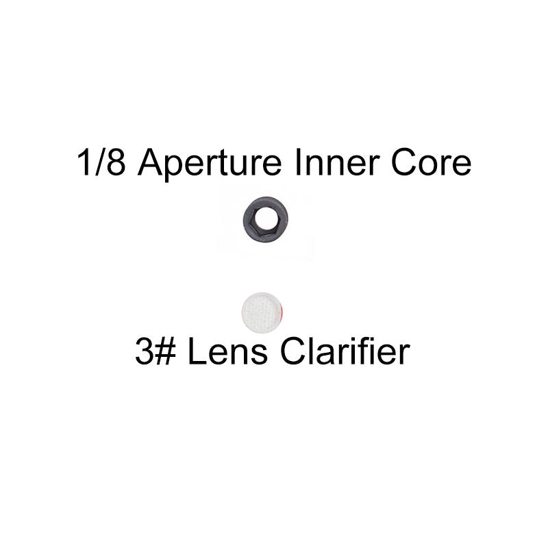 White Smoke SPG Archery Peep Sight Clarifier Lens Kit for Compound Bow SPG