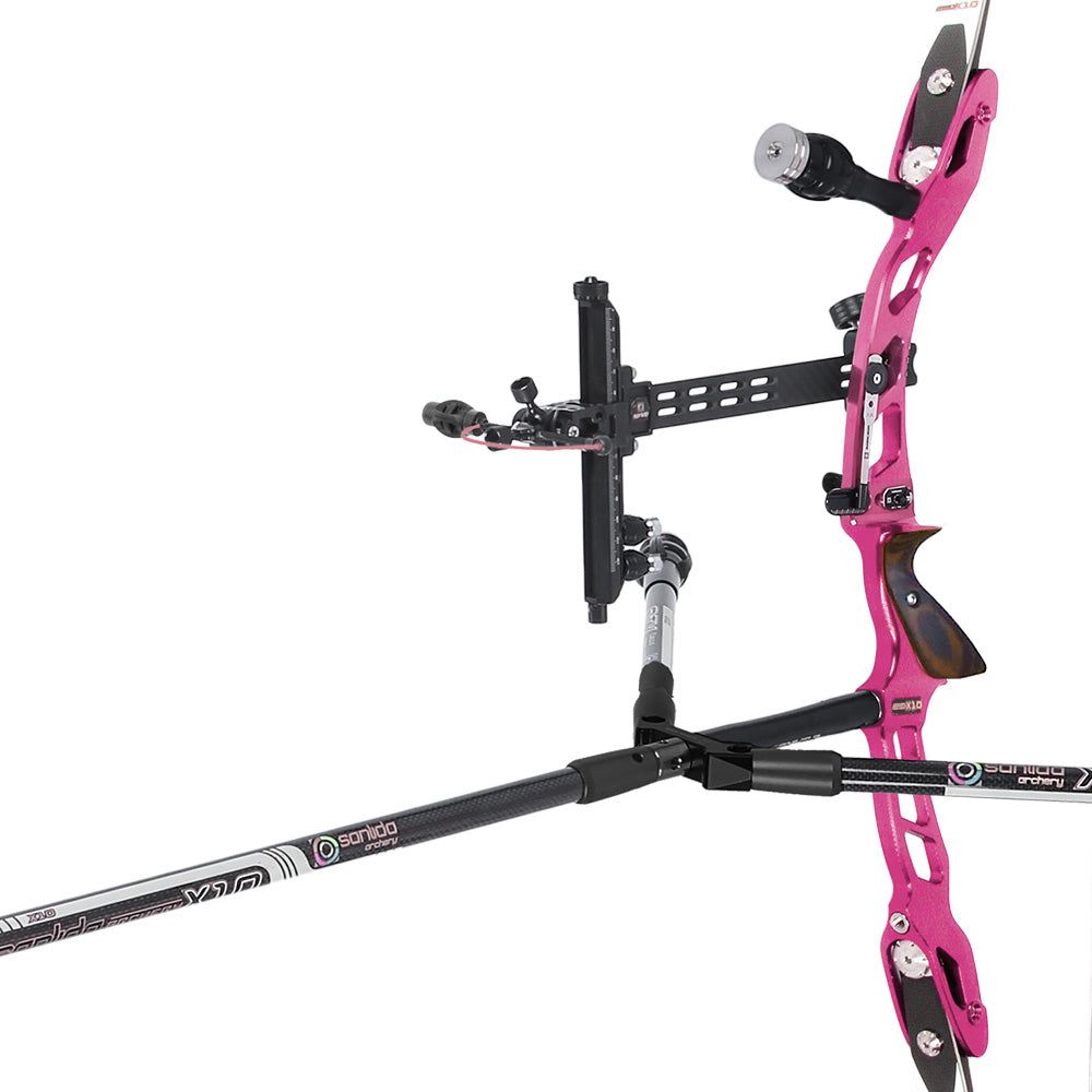 Rosy Brown Sanlida® Miracle X10 ILF Target Recurve Bow Kit – Pink Edition SANLIDA