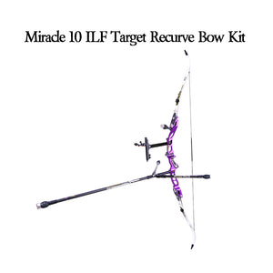 Lavender Sanlida® Miracle X10 ILF Target Recurve Bow Kit – Purple Edition SANLIDA