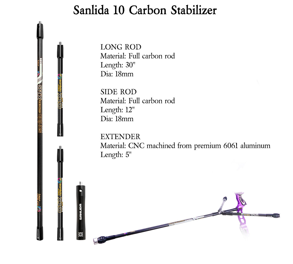 Light Gray Sanlida® Miracle X10 ILF Target Recurve Bow Kit – Purple Edition SANLIDA
