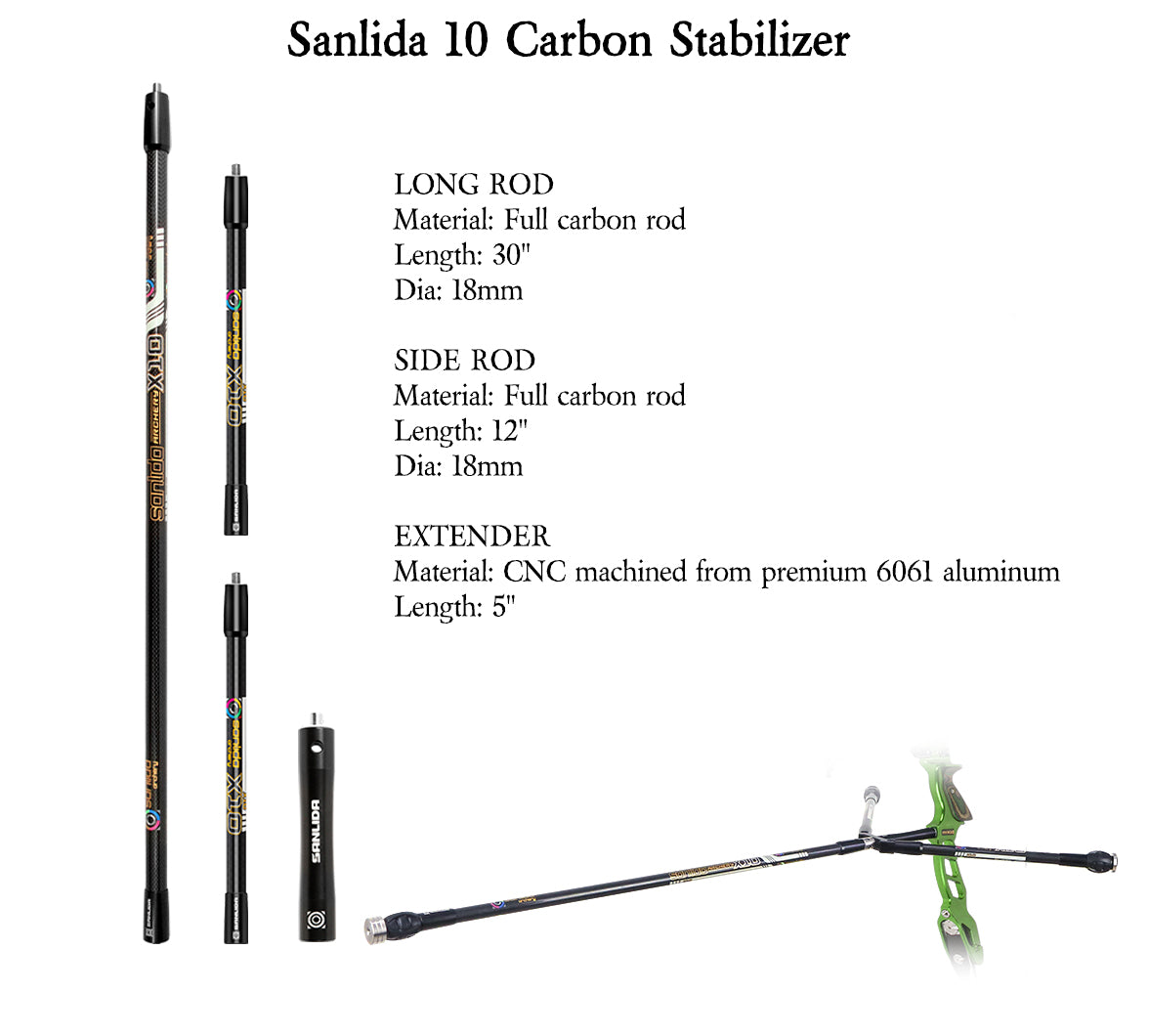 Light Gray Sanlida® Miracle X10 ILF Target Recurve Bow Kit – Green Edition SANLIDA
