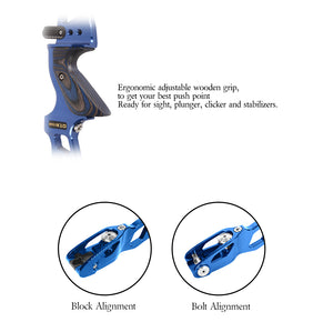 Dark Slate Blue Sanlida® Miracle X10 ILF Target Recurve Bow Kit – Dark Blue Edition SANLIDA