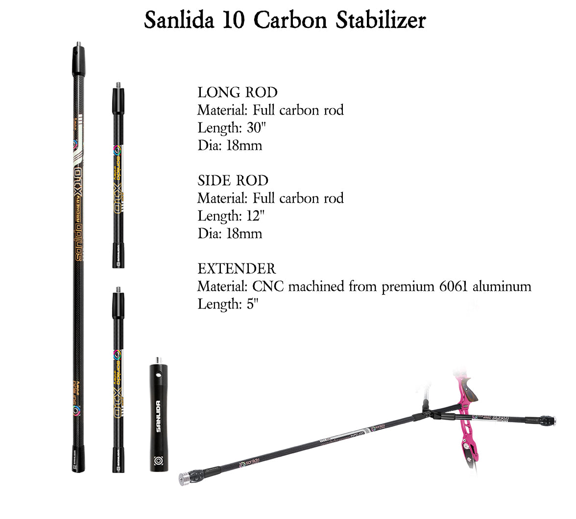 Light Gray Sanlida® Miracle X10 ILF Target Recurve Bow Kit – Pink Edition SANLIDA