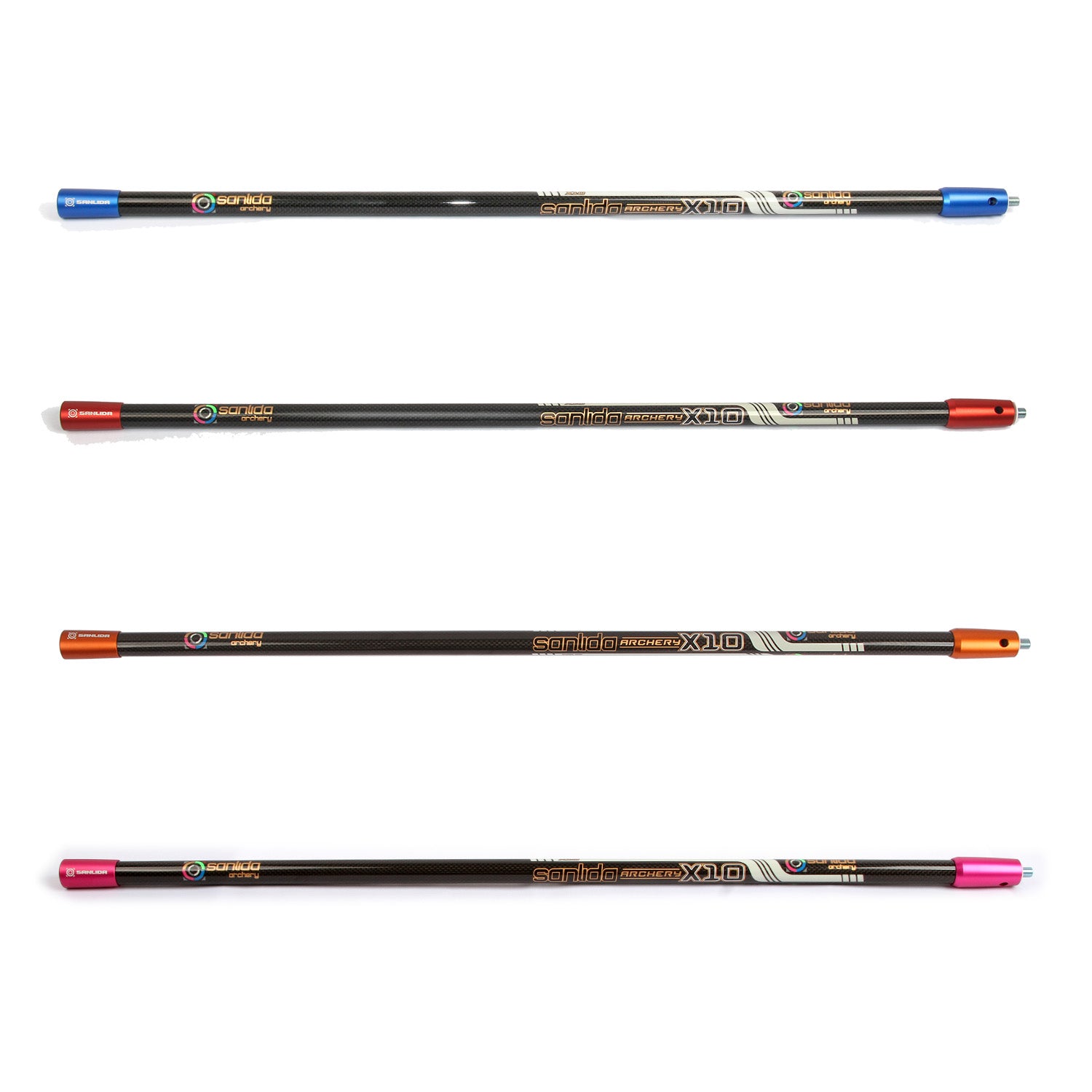 Light Gray Sanlida® Miracle X10 Recurve Bow Stabilizer Long Rod SANLIDA