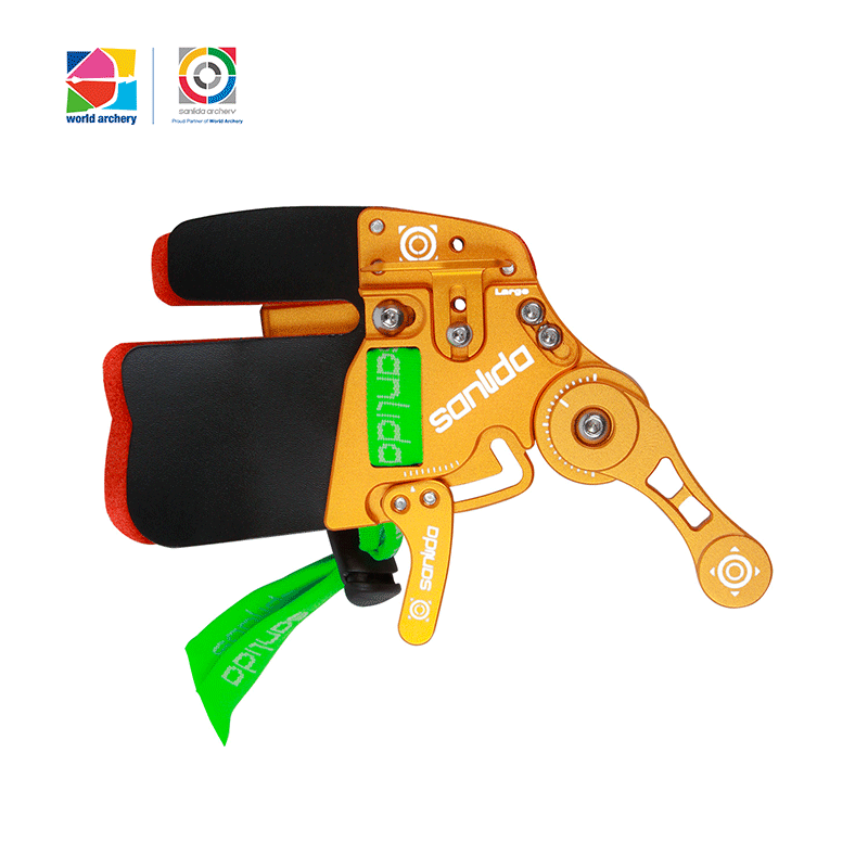 Goldenrod Sanlida® Miracle X10 Pro Recurve Bow Finger Tabs SANLIDA