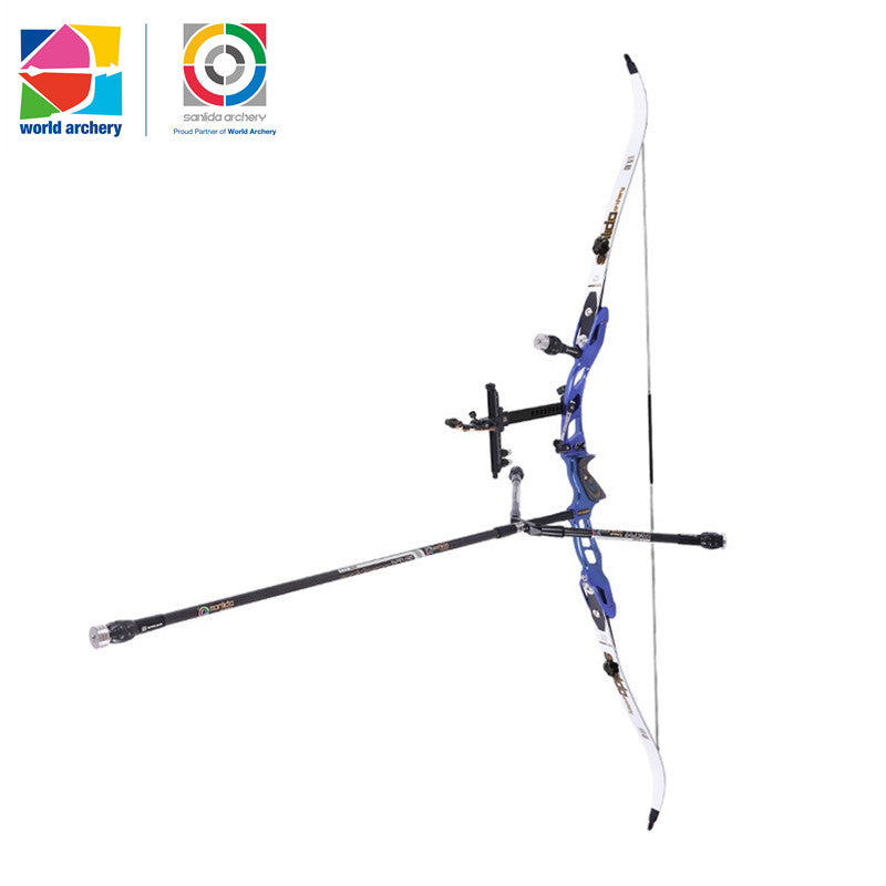 Dark Slate Gray Sanlida® Miracle X10 ILF Target Recurve Bow Kit – Dark Blue Edition SANLIDA