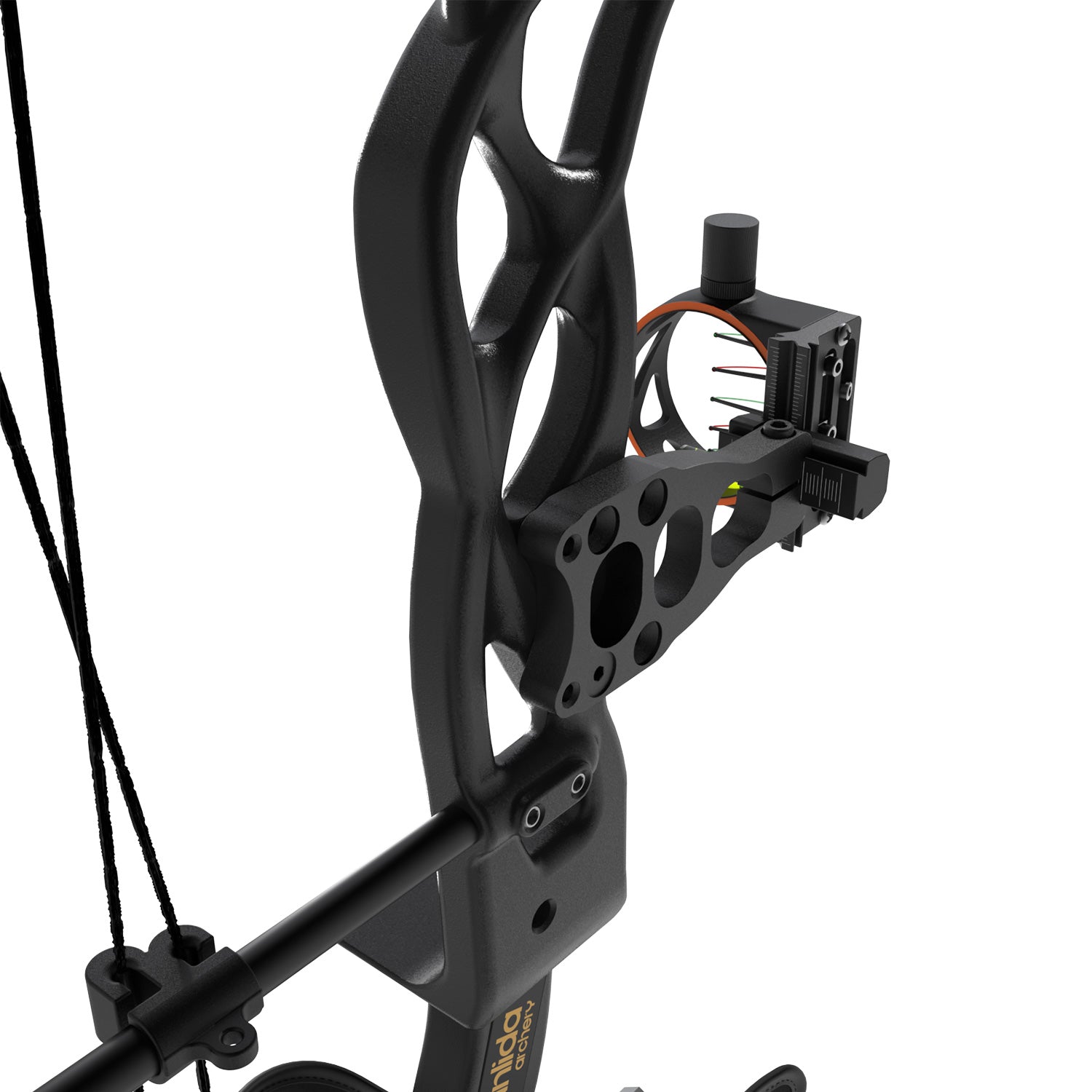 White Smoke Sanlida® Dragon X9 Intermediate Compound Bow Sight SANLIDA