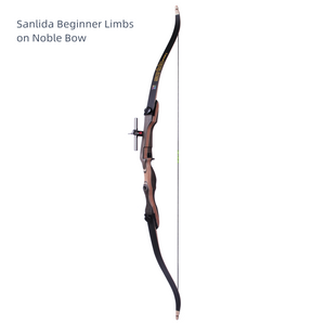 Dark Slate Gray Sanlida® Recurve Bow limbs with String for Noble and Medal Bow SANLIDA