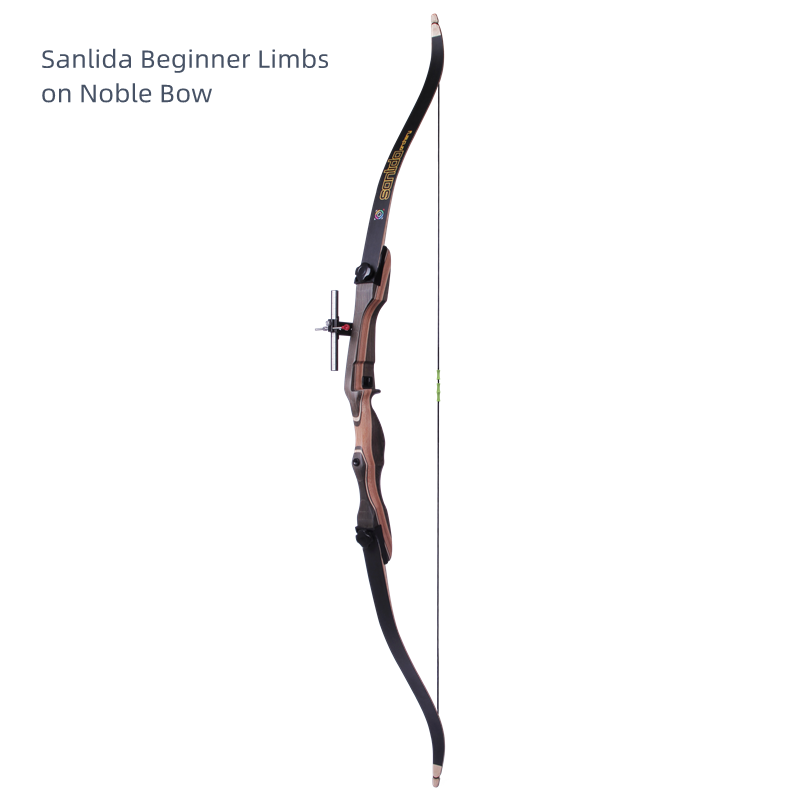 Dark Slate Gray Sanlida® Recurve Bow limbs with String for Noble and Medal Bow SANLIDA