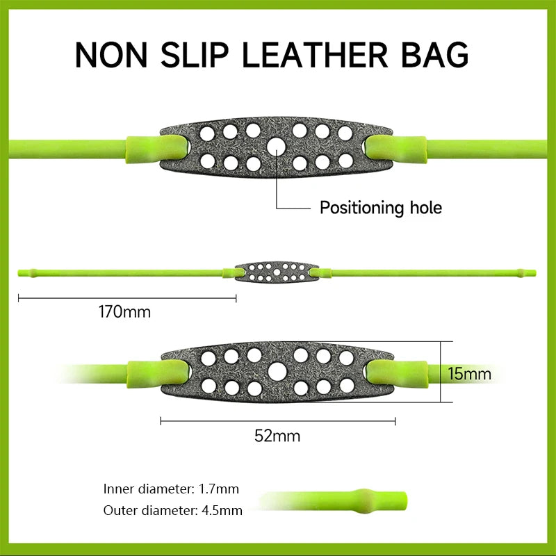 Yellow Green 1745/2050 High Elastic Durable Round Rubber SYQT