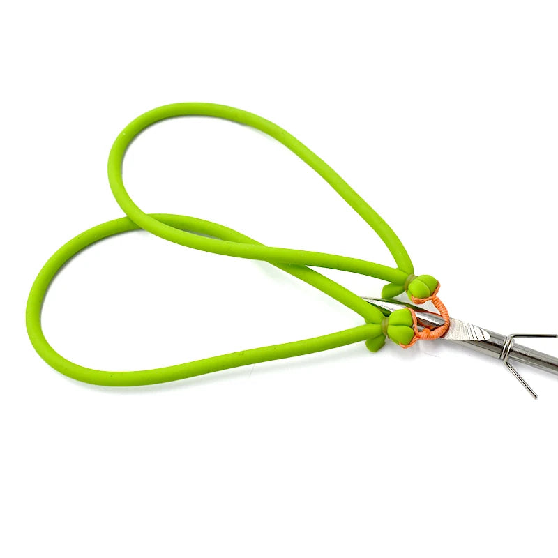 White Smoke 1745 High Elastic Latex Fishing Rubber Band (Green) INDIAN SLINGSHOT