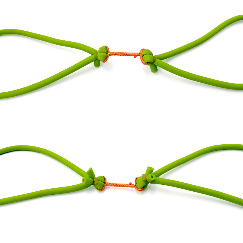 White Smoke 1745 High Elastic Latex Fishing Rubber Band (Green) INDIAN SLINGSHOT