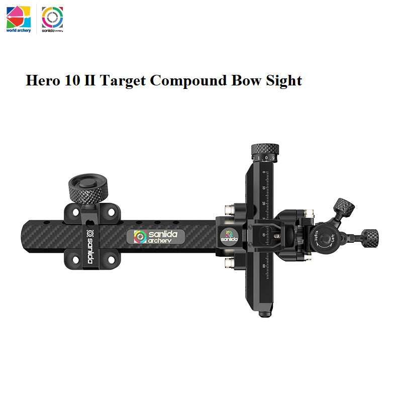 Dark Slate Gray Sanlida® Hero 10 II Compound Bow Sight (6/9 Inch) SANLIDA