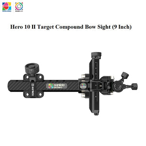 Dark Slate Gray Sanlida® Hero 10 II Compound Bow Sight (6/9 Inch) SANLIDA