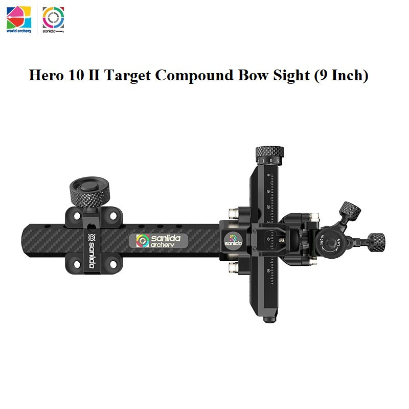Dark Slate Gray Sanlida® Hero 10 II Compound Bow Sight (6/9 Inch) SANLIDA