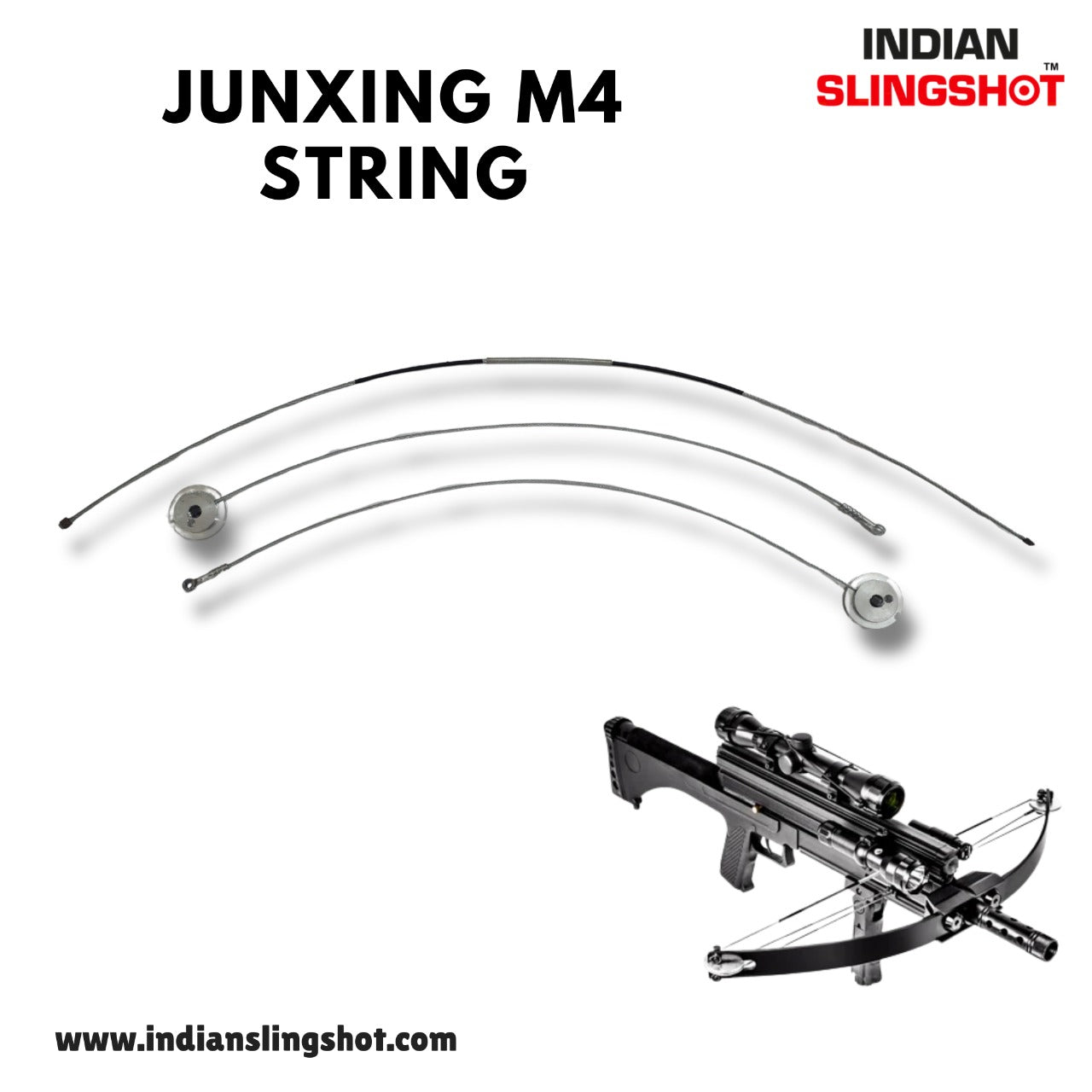 Black Junxing M4 80LBS Repeating Crossbow High Quality Aluminium Alloy String JUNXING