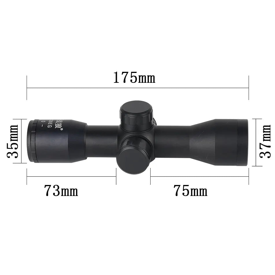 Dark Slate Gray 4X30 EG Outdoor Tactical Optical Sight Scope INDIAN SLINGSHOT