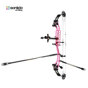 Thistle Sanlida® Hero 10 II Target Full Module Compound Bow Kit - Pink Edition SANLIDA