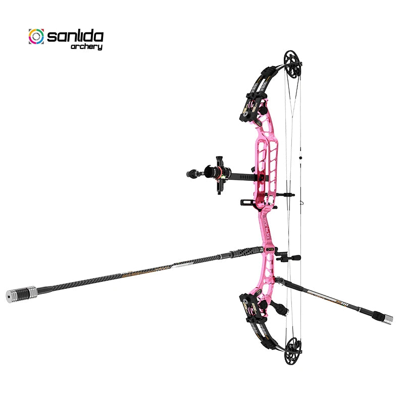 Thistle Sanlida® Hero 10 II Target Full Module Compound Bow Kit - Pink Edition SANLIDA