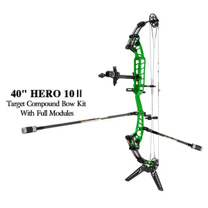 Beige Sanlida® Hero 10 II Target Full Module Compound Bow Kit - Green Edition SANLIDA