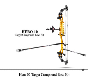 Wheat Sanlida® Hero 10 II Target Full Module Compound Bow Kit - Gold Edition SANLIDA